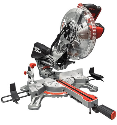 Lumberjack 10" Mitre Saw Single Bevel Sliding Compound Action with Laser