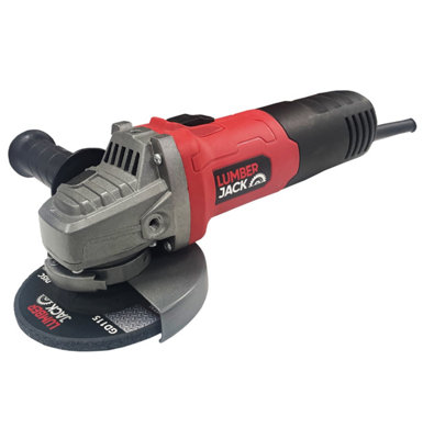 Lumberjack 115mm Angle Grinder 820W Includes Grinding Disc and Side Handle