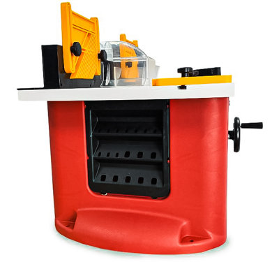 Lumberjack 1500W Router Table with Integrated Motor Variable Speed Bench Top Routing Tool