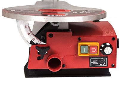 Lumberjack 16" Variable Speed Scroll Saw with LED Light Flexi Shaft & Foot Pedal