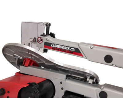 Lumberjack 16" Variable Speed Scroll Saw with LED Light Flexi Shaft & Foot Pedal