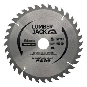 Lumberjack 160mm 36T Trade Circular Saw Blades 20mm Bore Fits Festool TS55