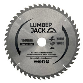 Lumberjack 160mm 48T Trade Circular Saw Blades 20mm Bore Fits Festool TS55