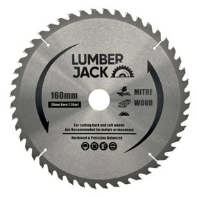 Lumberjack 160mm 60T Trade Circular Saw Blades 20mm Bore Fits Festool TS55