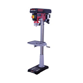 Lumberjack 20mm Floor Standing Professional Trade Drill Press 12 Speed Pillar Red