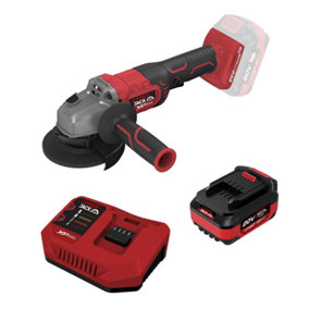 Lumberjack 20V 115mm Angle Grinder Kit 1x 4Ah Battery and Fast Charger