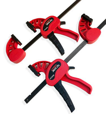 Lumberjack 300mm Fast Clamps Bar Spreader One Handed Quick Grip Set