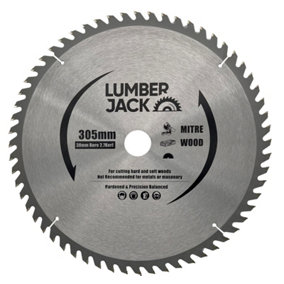 Lumberjack 305mm 60 Tooth Table & Mitre Circular Saw Blade 30mm bore