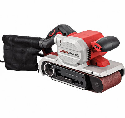 Lumberjack 4" Belt Sander with Variable Speed  1200W 240V Motor Red