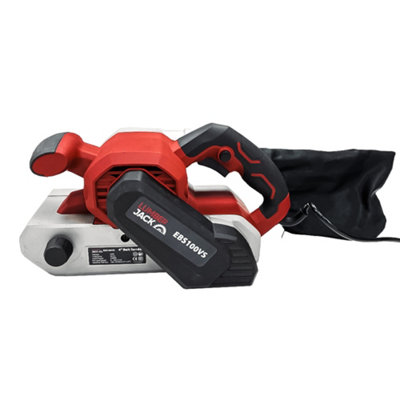 Lumberjack 4" Belt Sander with Variable Speed  1200W 240V Motor Red