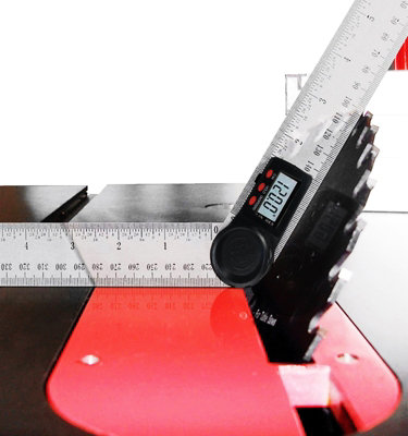 Lumberjack Angle Finder Digital display LCD  Stainless Steel Rule 200mm Ruler 360 Degree Gauge