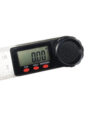Lumberjack Angle Finder Digital display LCD Stainless Steel Rule 200mm Ruler 360 Degree Gauge
