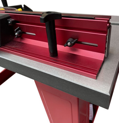 Lumberjack Cast Iron Router Table With A One Piece Aluminium Fence & Compact Leg Stand