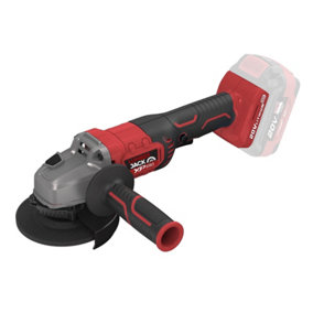 Lumberjack Cordless 20V Angle Grinder 115mm M14 Thread Overload Protection Red (BARE UNIT)