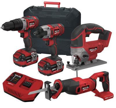 Lumberjack Cordless 20V Combi Drill Impact Driver Drill Jigsaw