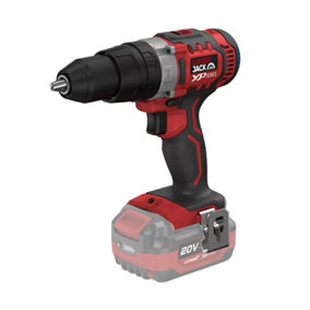 Lumberjack Cordless 20V Hammer Drill Driver with LED Work Light Red (BARE UNIT)