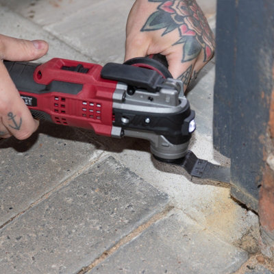 Lumberjack Cordless 20V Multi Tool with Variable Speed LED Work Light & Accessories (BARE UNIT)