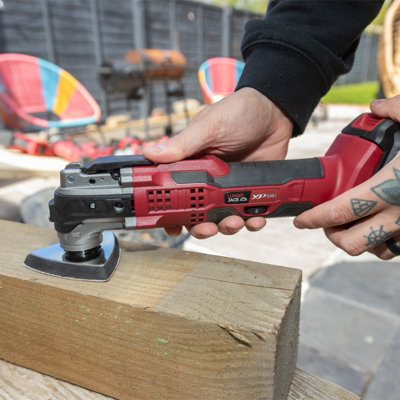 Lumberjack Cordless 20V Multi Tool with Variable Speed LED Work Light & Accessories (BARE UNIT)