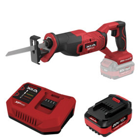 Lumberjack Cordless 20V Reciprocating Saw Kit 1x 4Ah Battery & Fast Charger