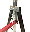 Lumberjack Folding Work Horse Trestles Sawhorse Pair Adjustable Height Stand 150kg
