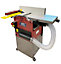 Lumberjack Industrial Heavy Duty Planer Thicknesser Includes Wheels and Integrated Dust Extractor