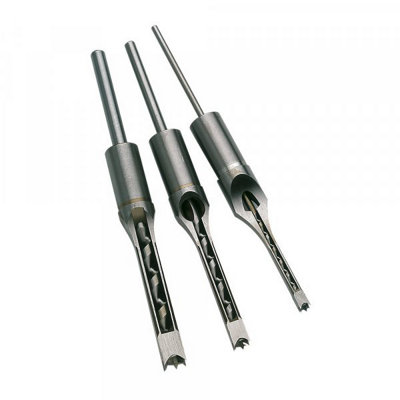 Lumberjack Mortice Chisel & Bit Set 1/4", 3/8", 1/2"