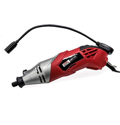 Lumberjack Oscillating Hobby Rotary Multi Tool with 120pc Accessory Set Red
