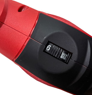 Lumberjack Oscillating Hobby Rotary Multi Tool with 120pc Accessory Set Red