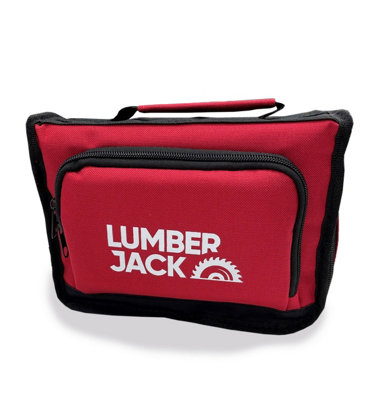 Lumberjack Oscillating Hobby Rotary Multi Tool with 120pc Accessory Set Red
