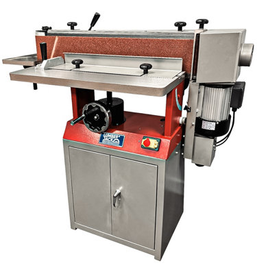 Lumberjack PRO SERIES Floor Standing Belt Sander with Cast Iron Hand Wheel and Onboard Storage