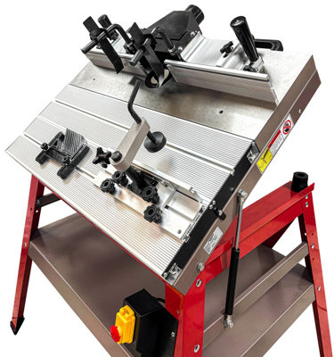 Lumberjack PRO SERIES Router Table with Tilt Function and Leg Stand