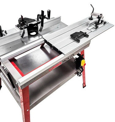 Lumberjack PRO SERIES Router Table with Tilt Function and Leg Stand