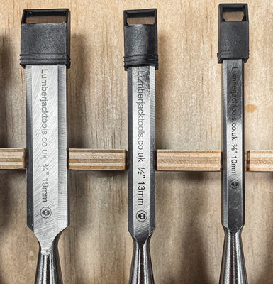Lumberjack Professional 8 Piece Wood Chisel Set with Split-Proof Handles