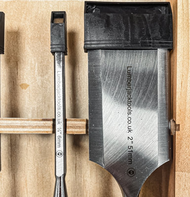 Lumberjack Professional 8 Piece Wood Chisel Set with Split-Proof Handles