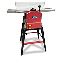 Lumberjack Professional Planer Thicknesser 1500W 10 x 5 Inch with Legstand Red