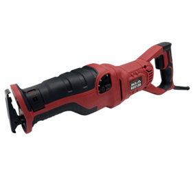 Lumberjack Reciprocating Recip Saw Corded 1200W Motor Variable Speed Soft Grip Handle For Cutting Wood Metal Plastic 2800rpm