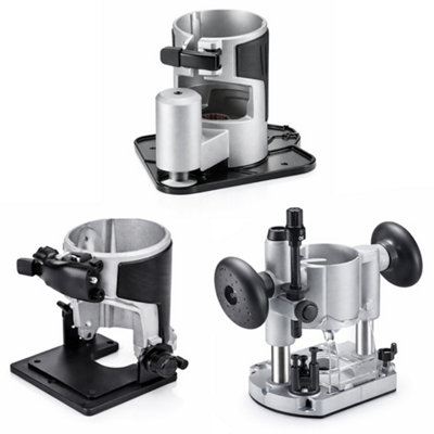 Lumberjack Router Base Kit Plunge, Tilt & Offset Trim Router, Laminate ...