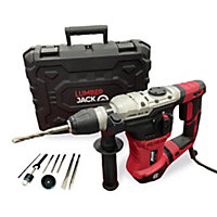 Lumberjack SDS Rotary Hammer Drill 1050W with Drill Bits Chisel and Case Included