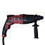 Lumberjack SDS Rotary Hammer Drill 850W with Drill Bits Chisel and Case Included
