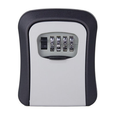 Lumberjack Wall Mounted Key Safe Box with 4 Digit Combination Lock, Weatherproof and Durable for Keys Storage & Secure Access