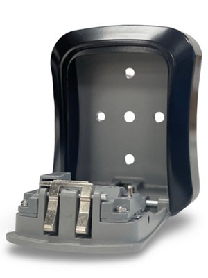 Lumberjack Wall Mounted Key Safe Box with 4 Digit Combination Lock, Weatherproof and Durable for Keys Storage & Secure Access