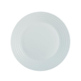 Luminarc Harena Dessert Plate White (19 x 1.9 x 19cm)