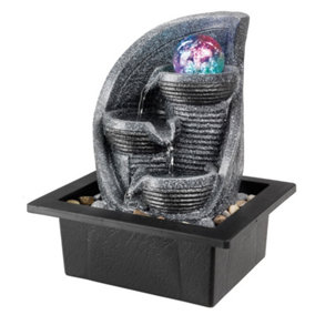 Lumineo Bauble 787782 Indoor & Outdoor Three Tier Fountain