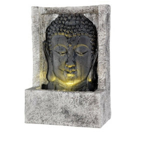 Lumineo Buddha Face Upright 787641 Outdoor Fountain