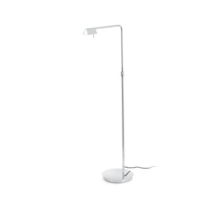 Luminosa Academy LED Dimmable Floor Lamp Chrome