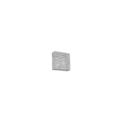 Luminosa Admiral  4 Light Small Square Ceiling Flush Light Chrome, G9