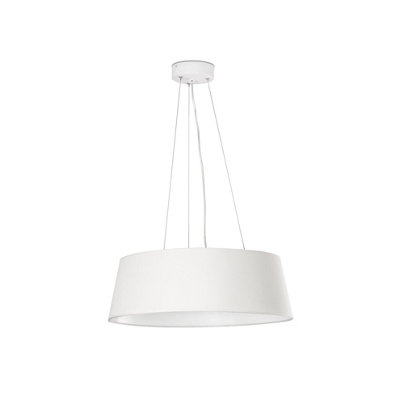 Luminosa Aina LED Round Ceiling Pendant Light White IP44