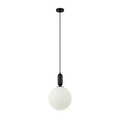 Luminosa Aldeva Globe Pendant Ceiling Light Black