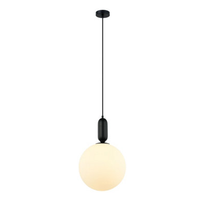 Luminosa Aldeva Globe Pendant Ceiling Light Black