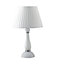 Luminosa ALFIERE Table Lamp with Round Tapered Shade White 32x54cm
